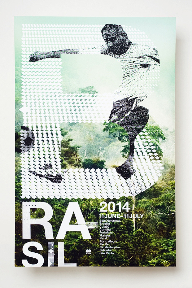 2014巴西世界杯系列海报设计 文艺圈 ...