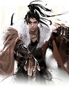 这张真的很绝！水墨也可表现力超狂野！_4_行吾（做自己）_来自小红书网页版