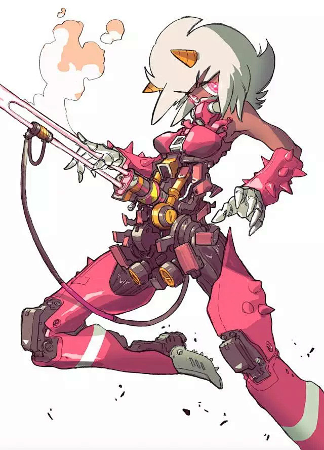 超萌可爱机械娘日本插画师ミズノシンヤ作品欣赏