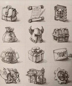唐略略采集到【图标】欧美写实