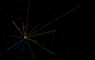General 2880x1800 artwork particle digital art circle lines simple background black background minimalism