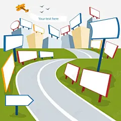 广告公路高清素材 元素 免费下载 页面网页 平面电商 创意素材 png素材