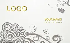 花纹名片模板  - 源文件下载【酷图网】花纹名片,花纹名片设计,花纹名片模板,简约名片,女装名片