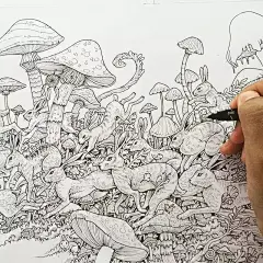 这小哥的针管笔画！居然治好了我多年的强迫症！-决胜网