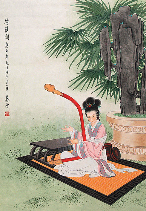【蔡云国画人物作品欣赏】