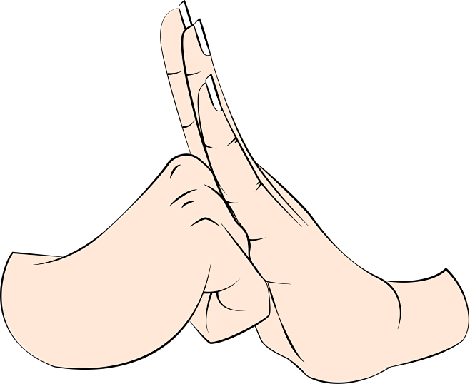 抱拳 感谢 插画