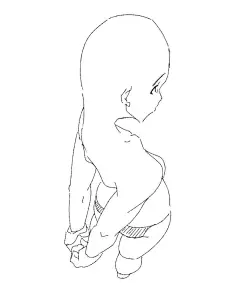 【线稿】人物动态合集(1580图)_@PepperFun收集_花瓣男士 风尚917