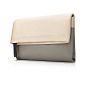 Tiffany & Co. -  Serena Clutch : Serena clutch in colorblock smooth leather. More colors available.