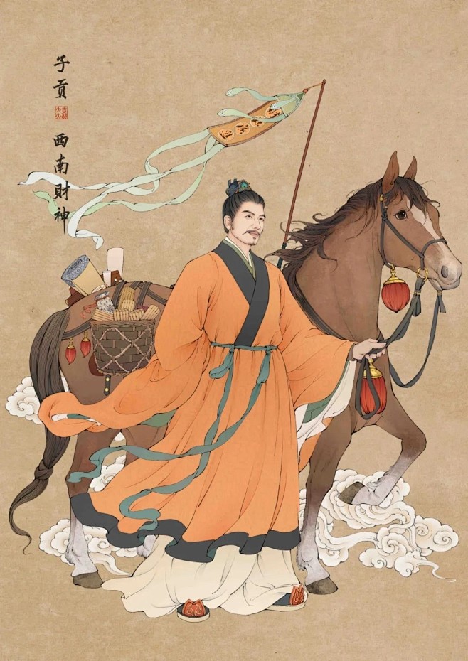 财神到｜作者 千景绘