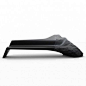 Ancient volcanic rock and carbon fibre spliced  together in Onyx sofa :: Peugeot Design Lab: 