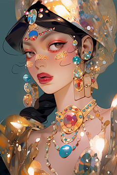 一谷采集到AI创作插图集