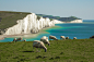 Seven Sisters, Panorama, Sea, Country