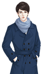 蓝色风衣男 (2)