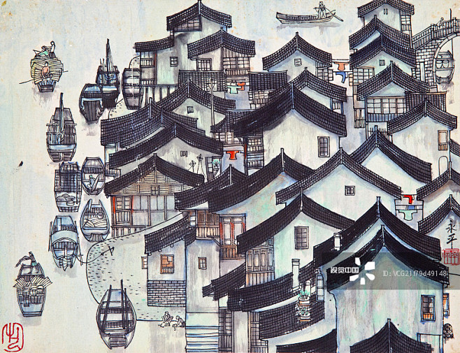 中国画——建筑