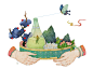 editorial illustrations 2015 on Behance