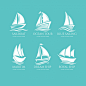 帆船logo标志矢量图素材