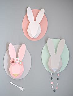 paper bunnies by Chl...