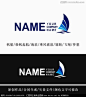 帆船logo标志设计
