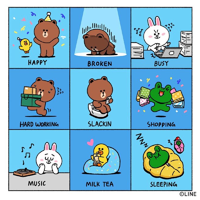 @LINEFRIENDS_CHINA 的...