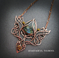 necklace with labradorite by nastya-iv83