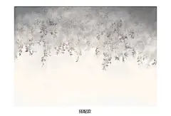 蕊西淡雅树叶壁纸简约抽象装饰卧室电视背景墙纸墙布无缝艺术壁画-tmall.com天猫