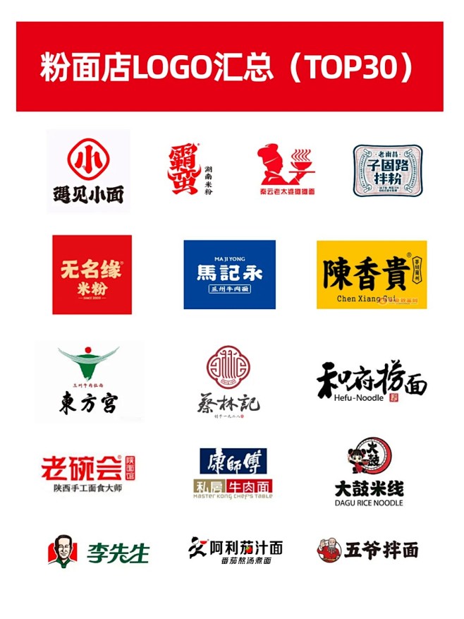 餐饮品牌logo设计｜面馆logo设计_1_HUATO话图品牌设计_来自小红书网页版