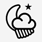 夜雨风暴星星图标_88ICON https://88icon.com 夜雨 风暴 星星 天空 雨云 月亮 预报 倾盆大雨 新月 wsd天气