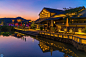 [图一点美]无锡灵山小镇拈花湾，五彩斑斓的夜景