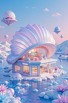 微缩商店浮岛_墨沫F.1-LoRA-墨沫-LiblibAI