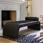 Cade Daybed-Graphite Leather : Cade Daybed-Graphite Leather