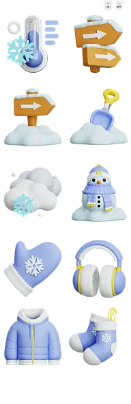 元素——3d图标