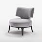 Drop small armchair by Flexform Mood