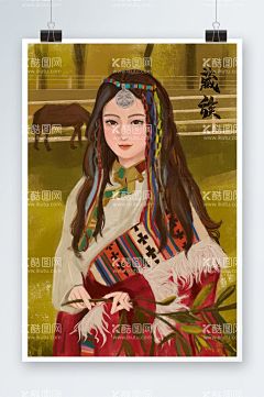 藏族美女  - 源文件下载【酷图网】藏族姑娘,藏族,藏族女孩,藏族服饰,藏族少女,藏族人物,手绘插画,西藏特产,包装设计,蘑菇,藏族特产,藏族美女,产品包装,