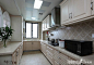 长方形厨房简欧装修效果图大全2012图片
