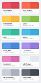 Dribbble - flattastic-color-palette.png by Vlade Dimovski  #flatpalette #flat: