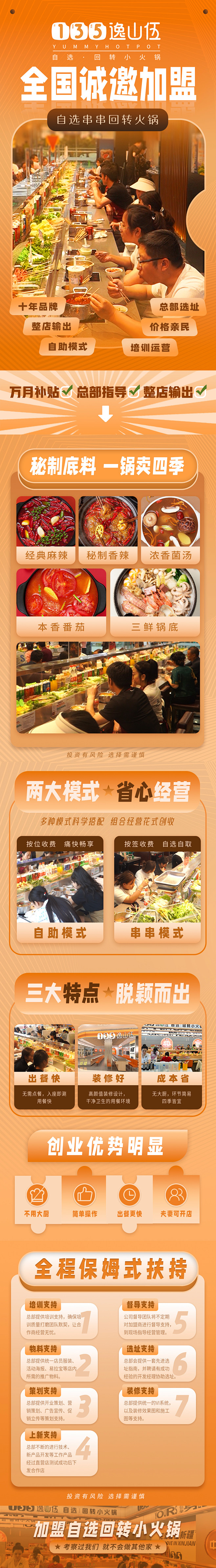 旋转小火锅落地页