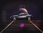 Alfa Romeo GTV 916 : My homage to the Alfa GTV 916. The illustration was made from scratch in Illustrator. Photoshop was used for the shades/highlights and the poster design. The text excerpt is from Robert Foskett's Alfa Romeo 916 GTV and Spider The Comp