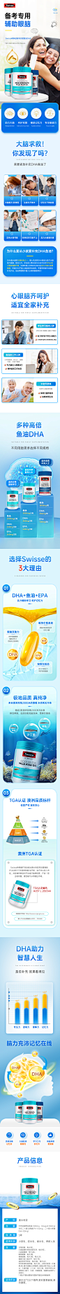 swisse组合鱼油详情页