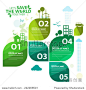 green infographic