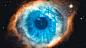 General 3840x2160 helix nebula galaxy universe stars space blue white black