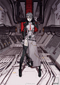 因为画漫画的原因，这段时间就不再接新的外包了，专心创作。Cyborg Girl系列会继续更新，争取能出一本画集～

作品集A站：O网页链接

爱发电（还在摸索，有问题请私信我）：O网页链接 
想要大图的朋友可以在这买～希望大家能理解，老是做外包都没空画自己的东西，没点收入真的很 ​​​​...展开全文c