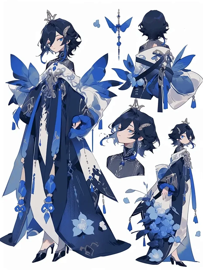 人物设计✨V.7✨蓝雪花