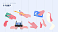 Character design flat ILLUSTRATION  landingpage system UI