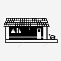 河口洋房商铺居住图标 icon 标识 标志 UI图标 设计图片 免费下载 页面网页 平面电商 创意素材
