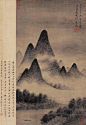 元代高克恭绘画-山水