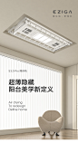 已接入米家电动晾衣架遥控升降自动智能家用烘干阳台凉衣架晒衣架-tmall.com天猫