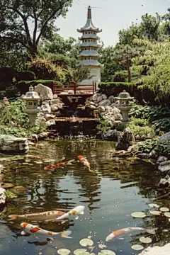 穿来游去的水中穿行锦鲤摄影图片