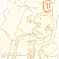 可爱的动态参考，甜蜜的双人组合！

twi：porori_636 ​​​