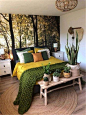 Bedroom Decor Fascinating Ideas On A Budget For 2019; Boho Bedroom With Plants And Textiles;Bohemian Bedroom Decor And Bedding Design Ideas