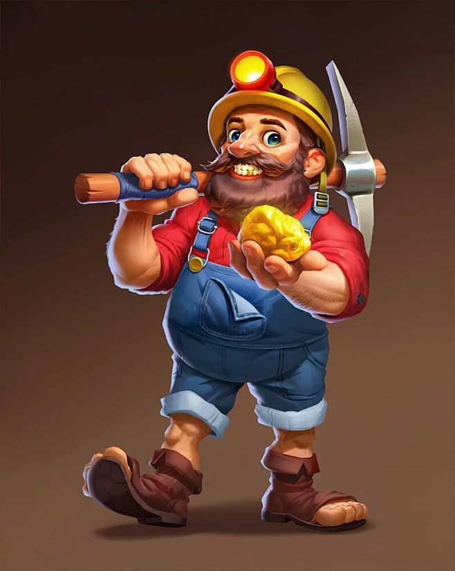 gold miner-花瓣网
